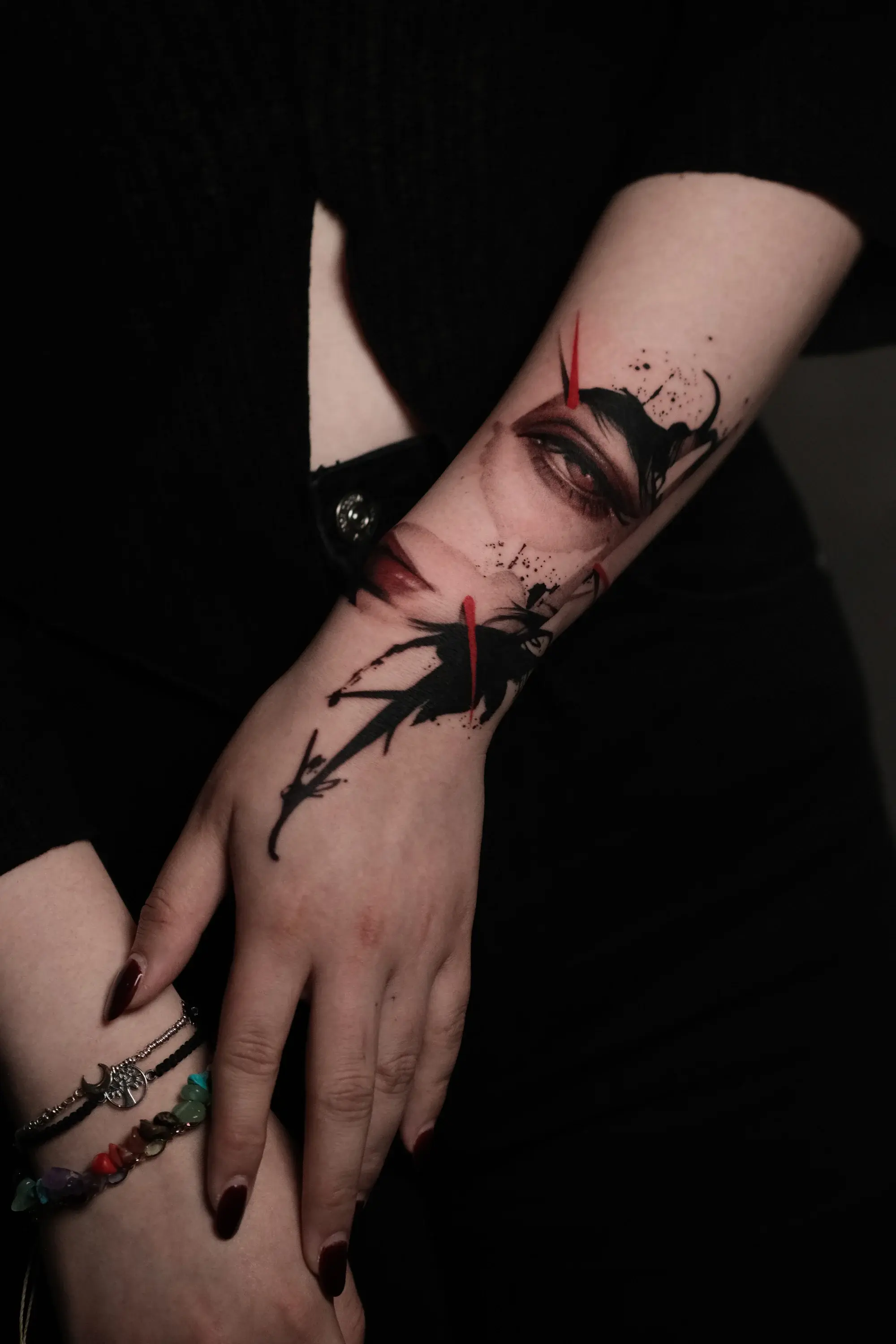 Tatuaje blackwork — pieza 5