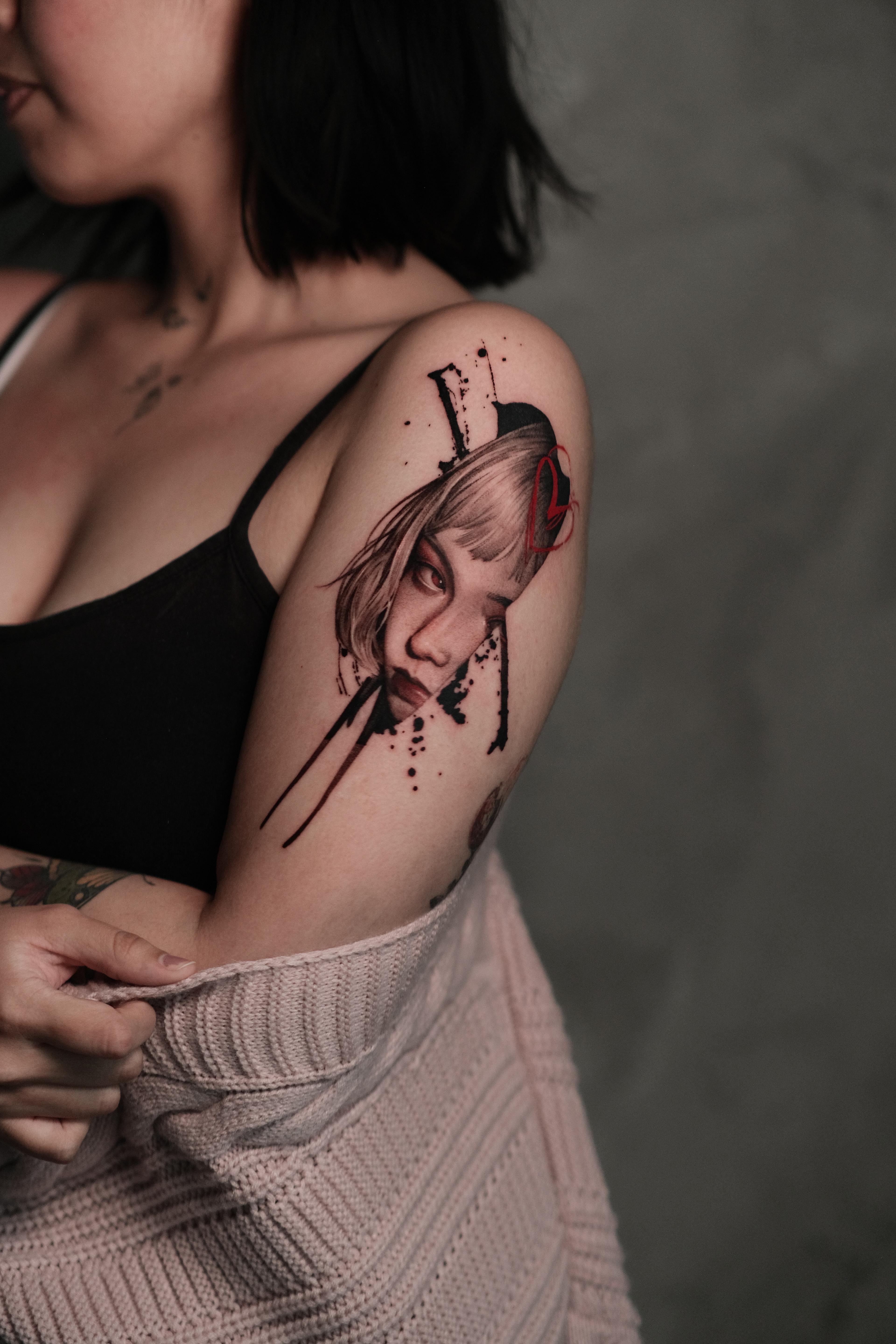 Tatuaje blackwork — pieza 4