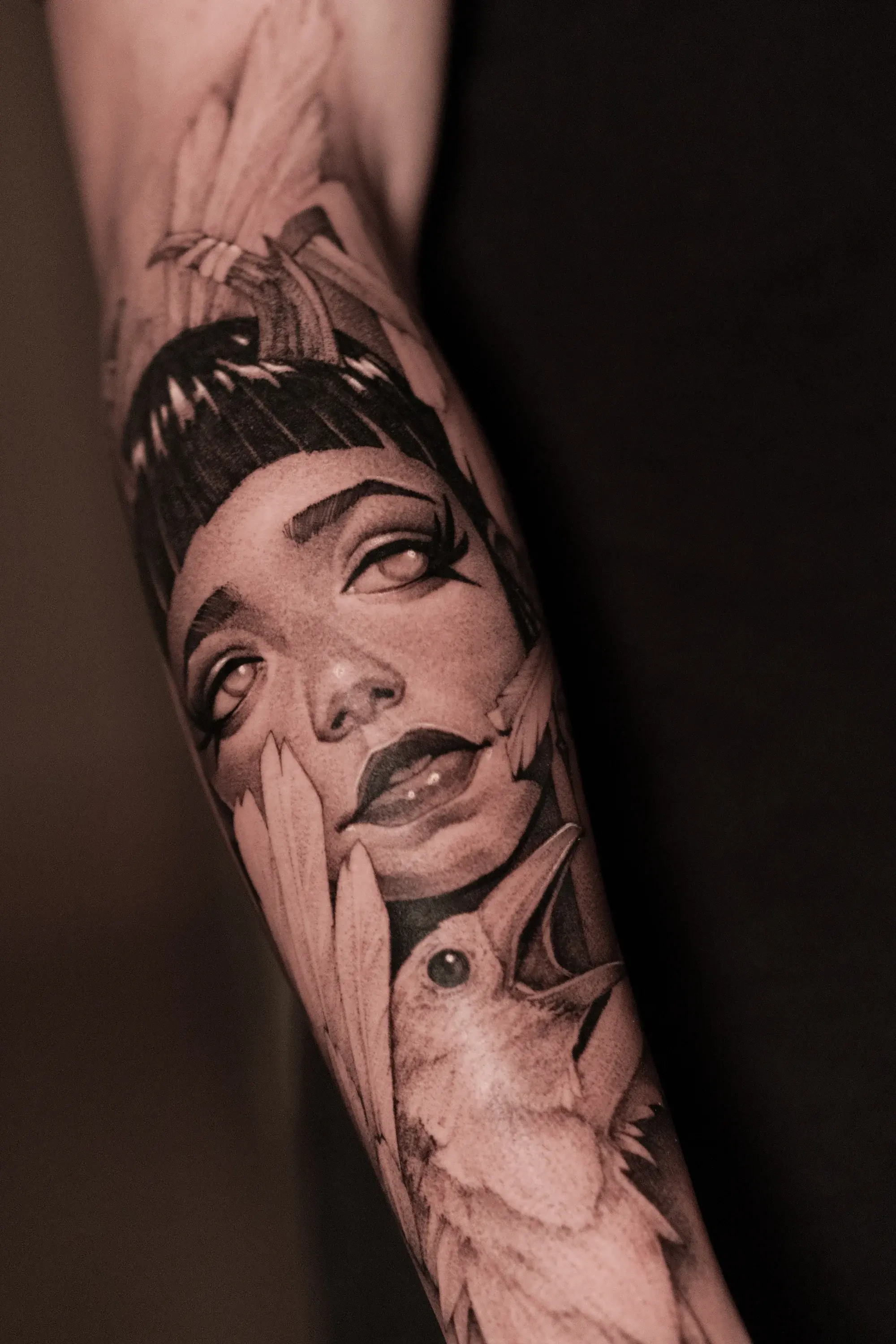 Tatuaje blackwork — pieza 12