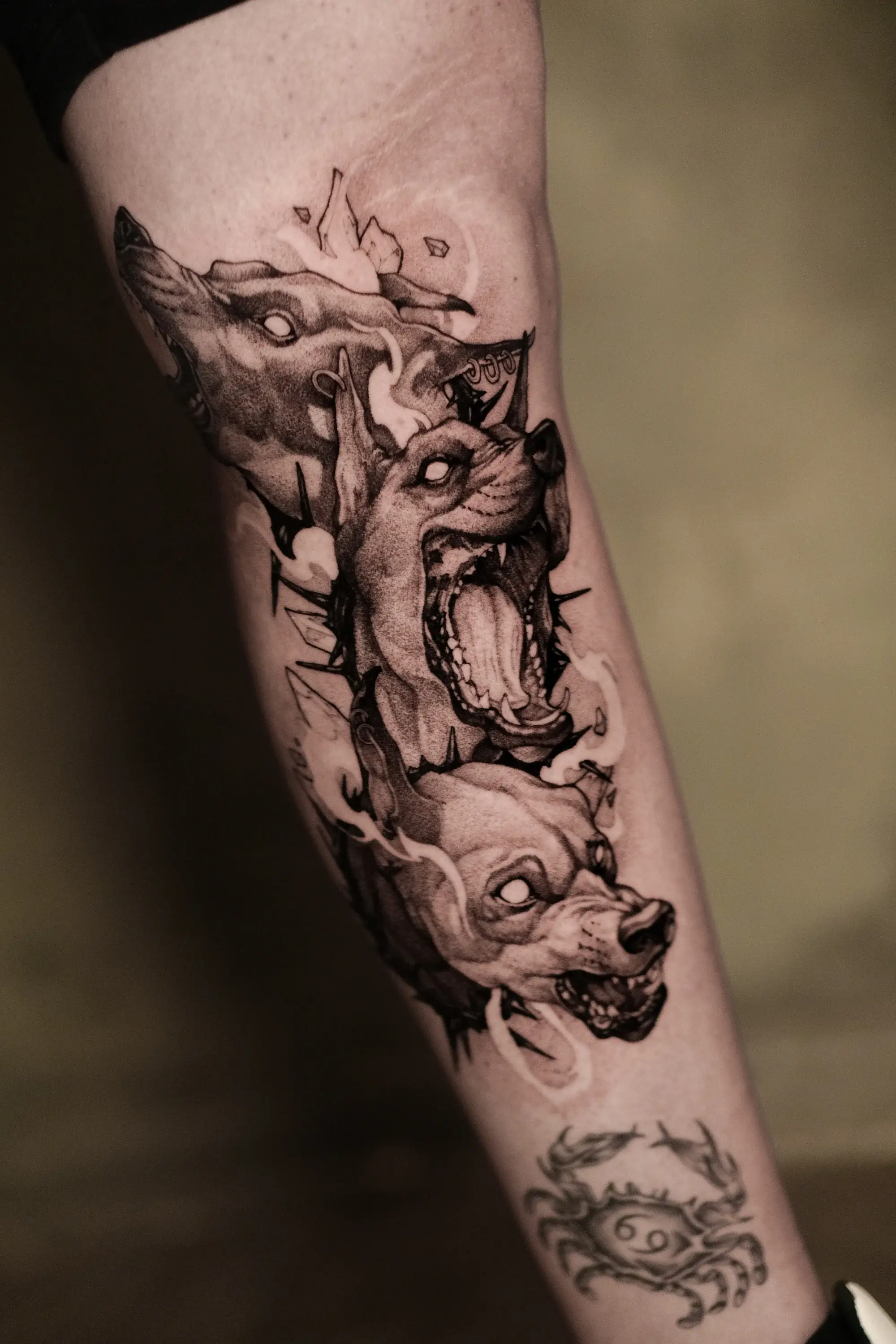 Tatuaje blackwork — pieza 8