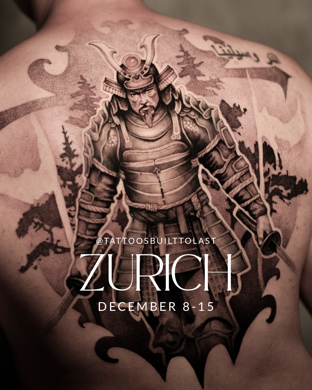 Tour de tatuajes en Zurich — Tattoosbuilttlast · Fechas 8–15 Dic